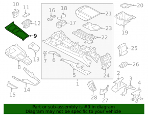 Porsche Cayenne 958 11-14 center console with cup holders