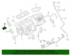 Porsche Panamera 10-16 Air Conditioning Valve