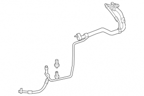 Air conditioning pipe from the condenser Mercedes GLE 63 16-19 5.5