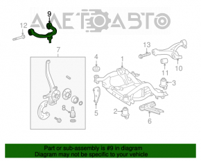 Upper front left control arm Mercedes W164 ML X164 GL W251 R