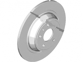 Rear left brake disc Ford Fusion mk5 13-20 300/11mm