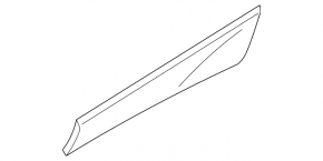 Door trim lower rear right Ford Ecosport 18-22