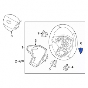 Steering column switch right Ford Explorer 20-