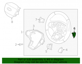 Steering column switch right Ford Explorer 20-