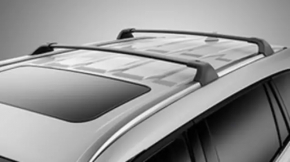 2 x Black Cross Rails for Toyota Highlander 20-25