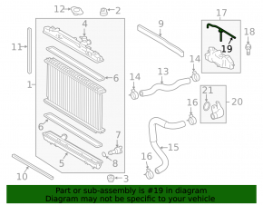 Lexus ES300h ES350 Coolant Expansion Tank Cap 13-18