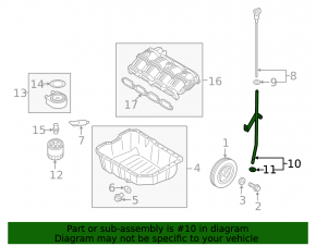 Oil Dipstick Tube Hyundai Santa FE 19-20
