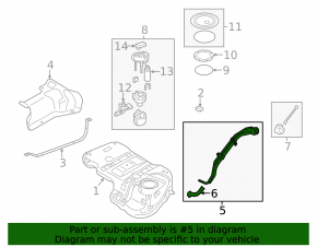 Fuel filler neck Kia Sorento 14-15 2.4, 3.3
