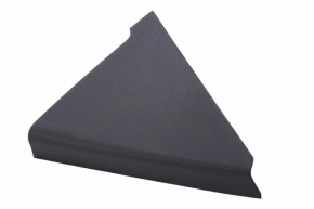 Door plug triangle inner rear left Chevrolet Bolt 17-21 dark gray