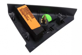 Door plug triangle inner rear left Chevrolet Bolt 17-21 dark gray