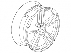 Wheel disk R19x8.5J ET50 Honda Accord 23-26 MAXION WHEELS curb