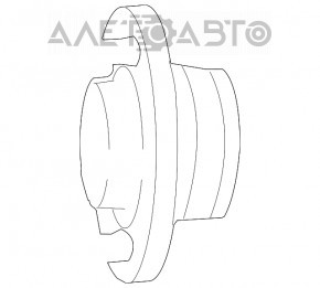 Hub front left Chrysler 300 11- AWD