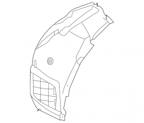 Front right fender liner for BMW Z4 18-25