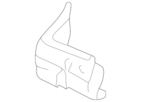 Right eyelash TV strip under the headlight of a 98-03 Lexus RX300