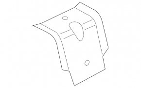 Right rear wing bracket VW Golf 15-