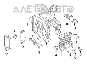 Interior fuse box VW Taos 22-25