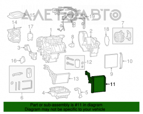 Jeep Cherokee KL 14-23 Evaporator