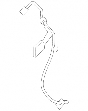 Rear left ABS sensor for Toyota Venza 09-15 AWD