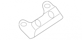 Front right fender bracket Audi A4 B8 09-16