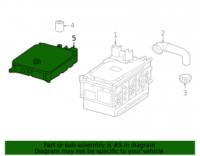 DC-DC converter Mercedes W167 GLE 450 20-23