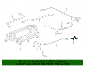 Lambda probe third right Jaguar F-Pace X761 17- 3.0t AWD