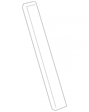 Side window trim, rear right, Mercedes X164 GL