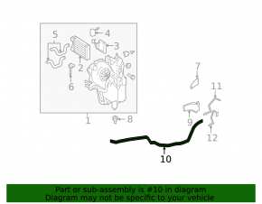 Mercedes X164 GL Rear Row Air Conditioner Pipe