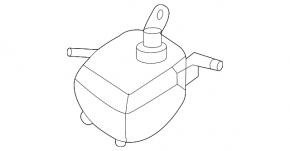 Nissan Rogue 21-24 Coolant Expansion Tank with Cap