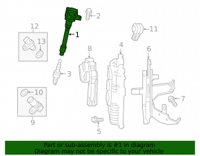 Ignition Coil Honda Civic X FC 16-21 2.0