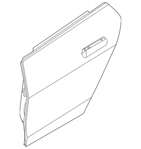 Rear left door assembly BMW i4 22-26