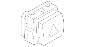 Hazard Light Button Audi A6 C7 12-18