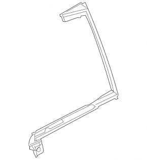 Rear right glass seal Mini Cooper Clubman R55 07-14