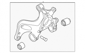 Rear right axle Kia Niro 23-
