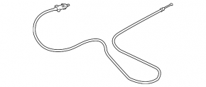 Subaru Impreza 4d 17-23 GK Fuel Filler Door Release Cable