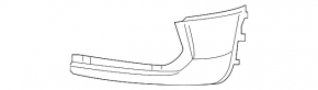 Front bumper trim, lower left, VW Tiguan 18-21 R-Line