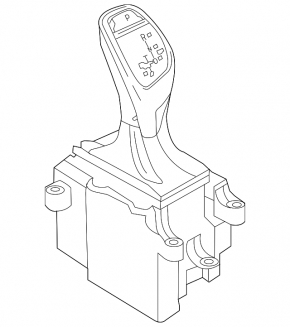 Shifter with gear knob BMW X3 F25 12-17 Sport