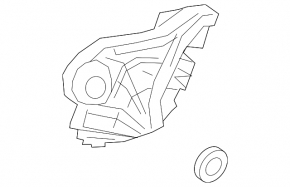 Rear left door lock Toyota Rav4 19-20
