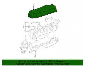 Toyota Corolla e12 02-06 D4D underhood fuse box cover