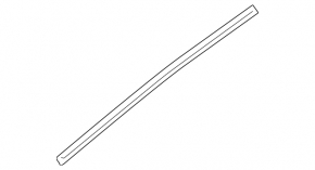 Upper rear right door molding for Hyundai Veloster 12-17