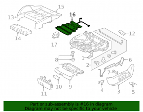 Heated driver's seat Audi Q3 8U 15-18