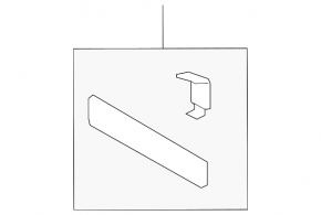 Brake shoe mounting bracket front left Audi A6 C8 19-