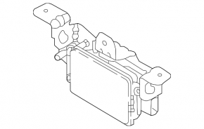 Radar cruise Kia Niro 17-19 HEV, PHEV with bracket