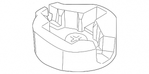 Foam tool holder for Subaru Outback 10-14
