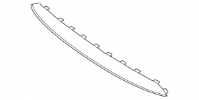 Front bumper center trim Mercedes W167 GLE 350 24-26 lower