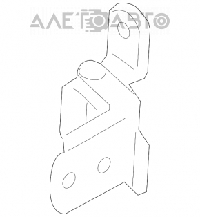 Lower rear left door hinge for Mazda3 03-08