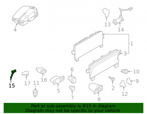 Interior Air Temperature Sensor Ford Edge 15 - Type 2