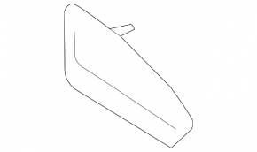 Ford C-Max MK2 13-18 grey left center console cover