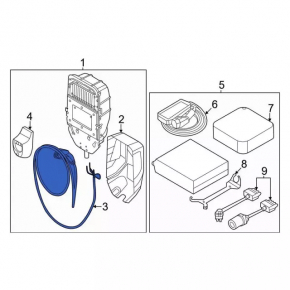 Negative terminal Ford Mustang Mach-E 21-23 with sensor