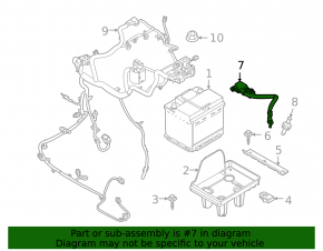 Negative terminal Ford Mustang Mach-E 21-23 with sensor