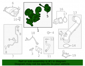 Turbo VW Jetta 11-18 USA 1.4T missing actuator